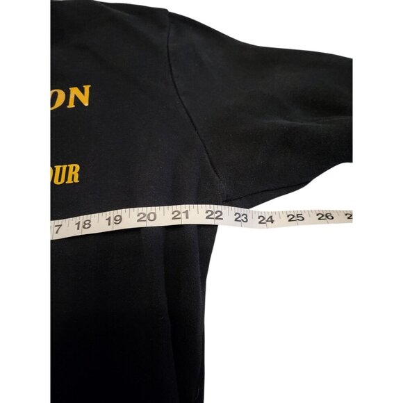 True Religion Mens Black Metallic Buddha Long Sleeve Flee Men's Size XL - Picture 4 of 9